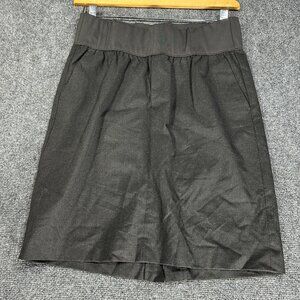 GAP Maternity Skirt Womens 6 Black Stretch Pull On Elastic Waist Pockets